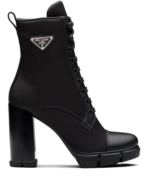 Prada triangle logo boots